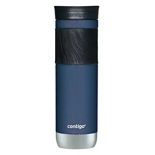 Contigo Byron Vacuum Insulated Stainless Steel Travel Mug with Leak Proof Lid, Reusable Coffee Cup or Water Bottle, BPA Free, Keeps Drinks Hot or Cold for Hours, oz, Midnight 