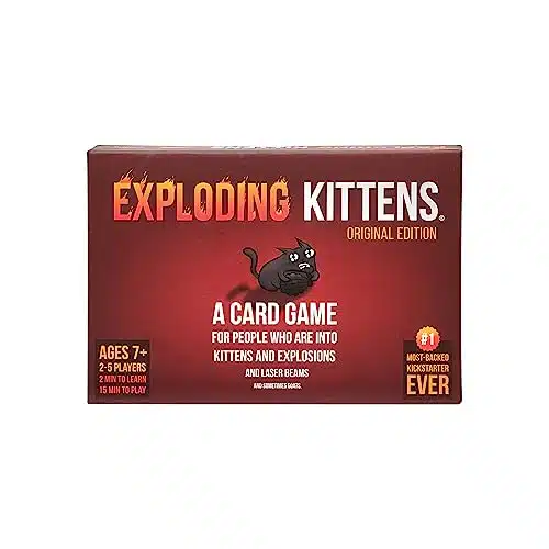 Exploding Kittens Original Edition   Hilarious Games for Family Game Night   Funny Card Games for Ages and Up   Cards