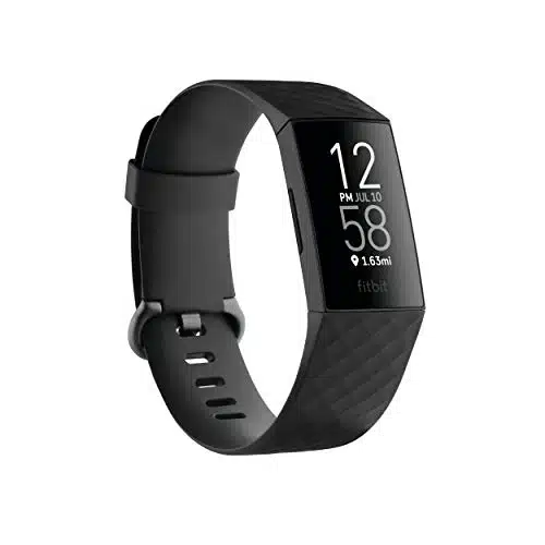 Fitbit Charge Fitness and Activity Tracker with Built in GPS, Heart Rate, Sleep & Swim Tracking, BlackBlack, One Size (S &L Bands Included)