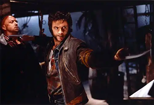 Hugh Jackman as Wolverine in X Men Movie on a Fight Scene Photo Print (x )