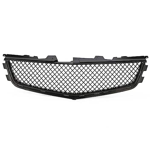 KUAFU Front Bumper Upper Grille Compatible with Cadillac CTSV CoupeWagonSedan Bumper Grill Painted Black