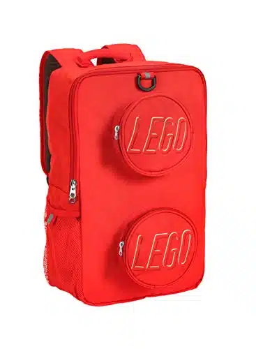 LEGO Brick Backpack   Red