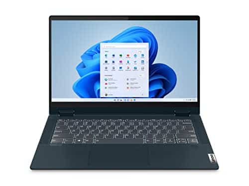 Lenovo IdeaPad Flex Touchscreen in Laptop Windows Home FHD Display GB Memory GB Storage AMD Ryzen U Abyss Blue