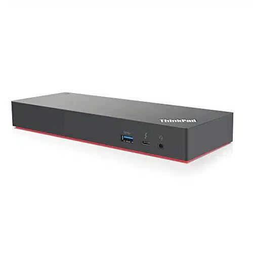 Lenovo ThinkPad Thunderbolt Dock Gen  (AN) Dual UHD K Display Capability, HDMI, DP, USB C, USB with Years Warranty Card