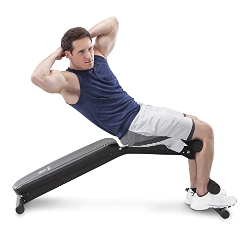Marcy Multi Position Workout Utility Bench for Home Gym Weightlifting and Strength Training SB , Black