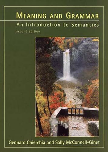 Meaning and Grammar nd Edition An Introduction to Semantics