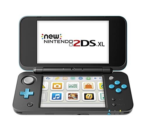 Nintendo New DS XL Black + Turquoise (Renewed)