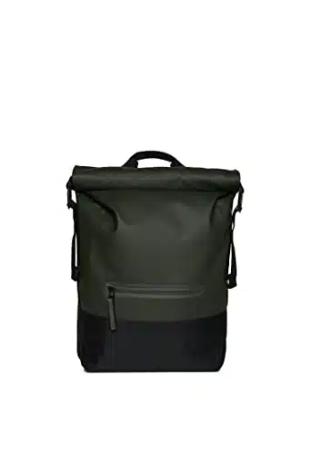 RAINS Trail Rolltop Backpack   Green