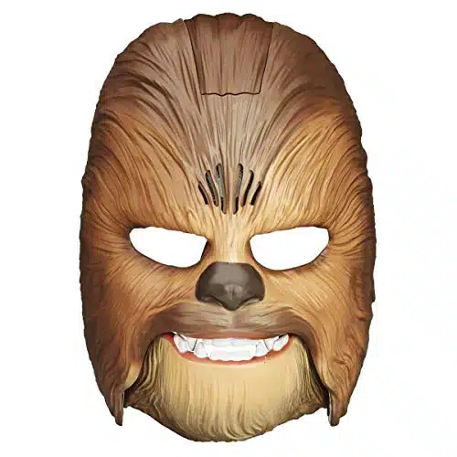 STAR WARS Movie Roaring Chewbacca Wookiee Sounds Mask, Funny GRAAAAWR Noises, Sound Effects, + (Amazon Exclusive)