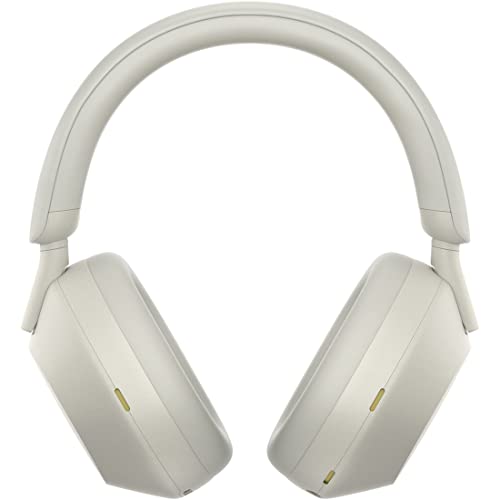 Sony WH X Noise Canceling Wireless Headphones   hr Battery Life   Over Ear Style   Optimized for Alexa and Google Assistant   Built in mic for Calls   Silver