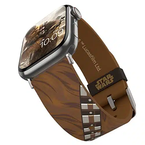 Star Wars   Chewbacca Smartwatch Band   Officially Licensed, Compatible with Every Size & Series of Apple Watch (watch not Included)