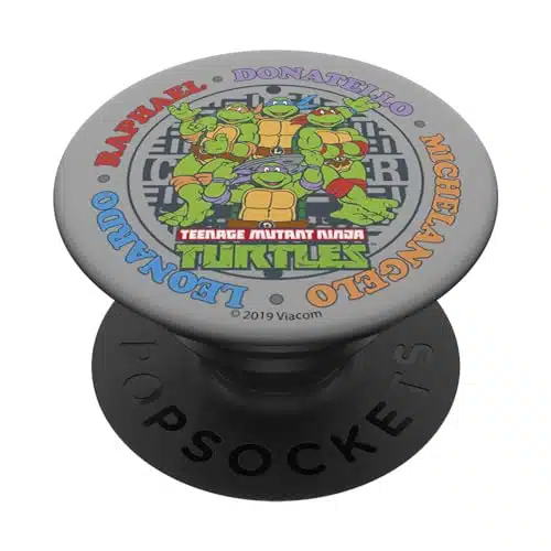 Teenage Mutant Ninja Turtles Sewer Circle Name Group Shot PopSockets Standard PopGrip
