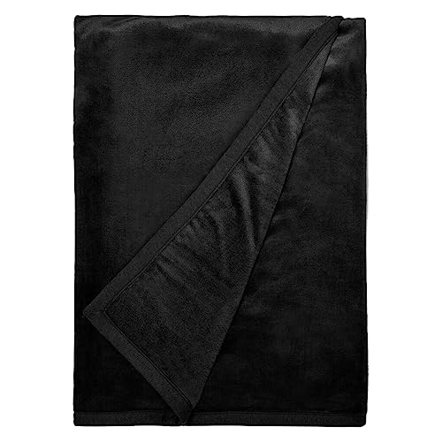 UGG Unisex Adult's Duffield Throw Ii Blanket, Black Bear Heather, NA