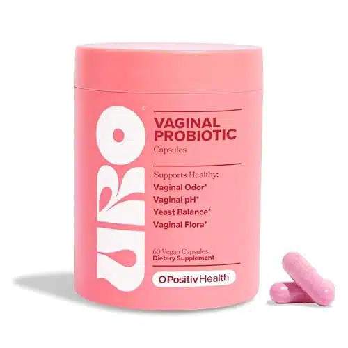 URO Vaginal Probiotics for Women pH Balance with Prebiotics & Lactobacillus Blend   Womens Health Supplement   Promote Healthy Vaginal Odor & Vaginal Flora, Count (Pack of )