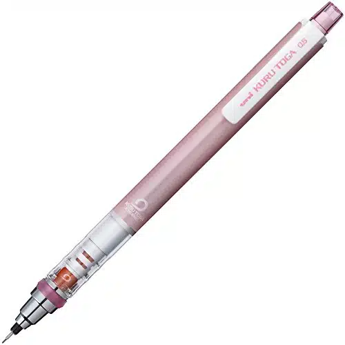 Uni Kurutoga Mechanical Pencil Standard, mm, Baby Pink (P.)
