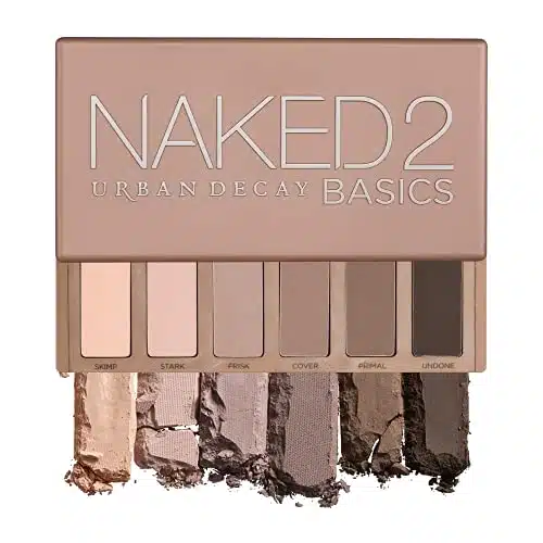 Urban Decay NakedBasics Eyeshadow Palette, Taupe & Brown Matte Neutral Shades   Ultra Blendable, Rich Colors with Velvety Texture   Makeup Set Includes Mirror & Full Size Pans