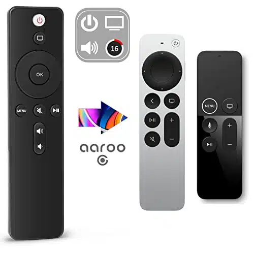 aarooGo [wHome & Volume] Remote Control for Apple TV K Player AAAACADAGYLNCAQDPP