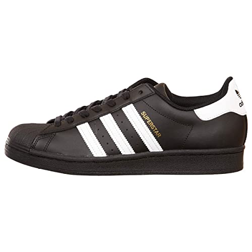 adidas Originals mens Superstar Sneaker, BlackWhiteBlack,