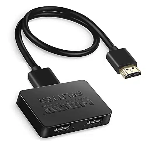 avedio links HDMI Splitter in Outwith ft HDMI Cable  K HDMI Splitter for Dual Monitors DuplicateMirror Only, xHDMI Splitter to Amplifier for Full HD P D, Source onto Displays