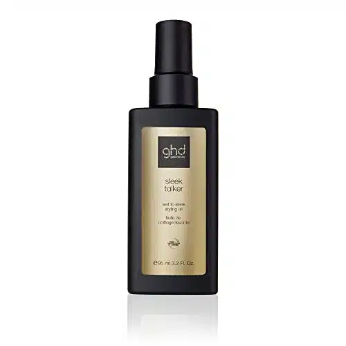 ghd Sleek Talker  Wet to Sleek Hair Styling Oil with Heat Protection, Nourishing Argan Oil to Smooth & Soften Hair for Up to Hours  fl. oz.