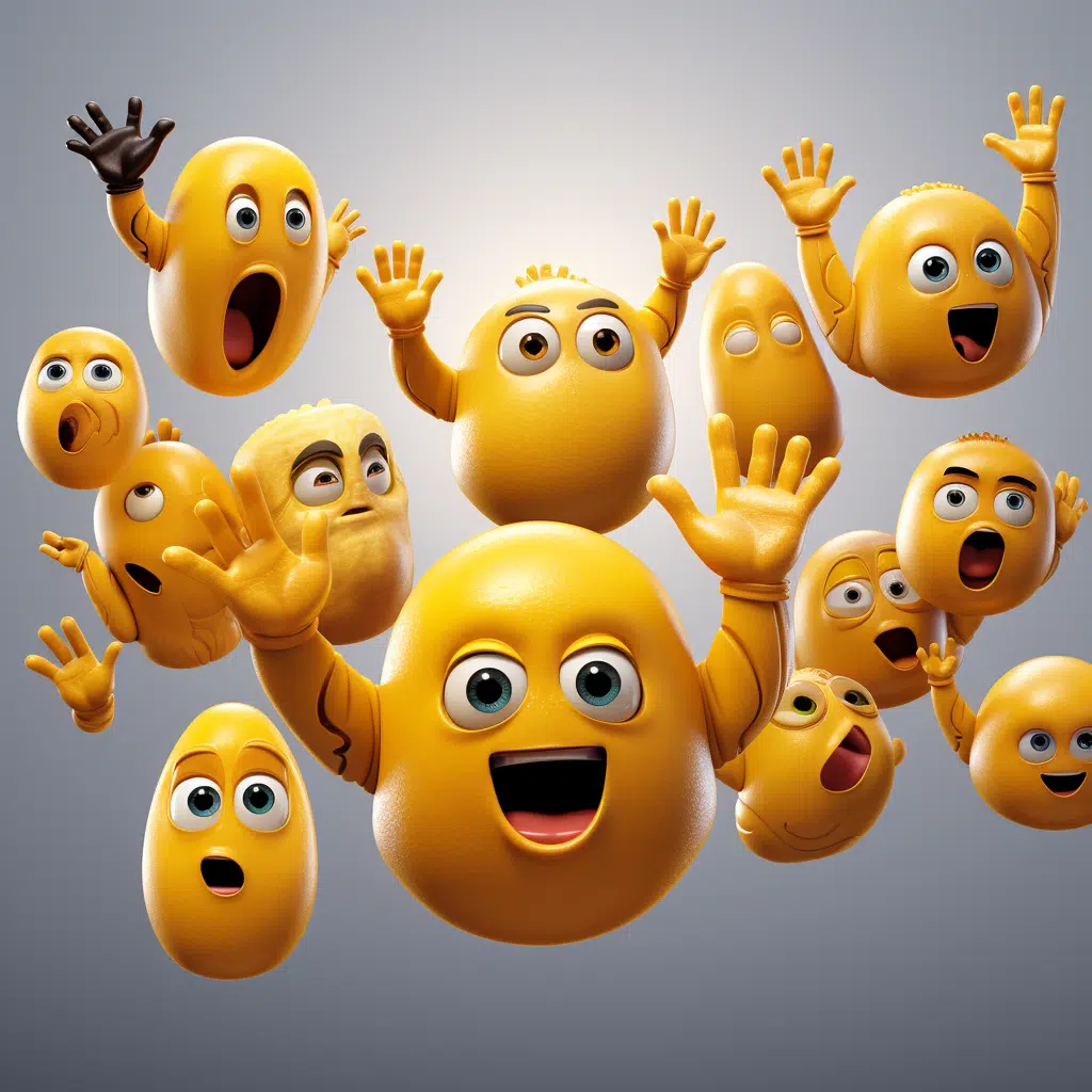 hands up emoji
