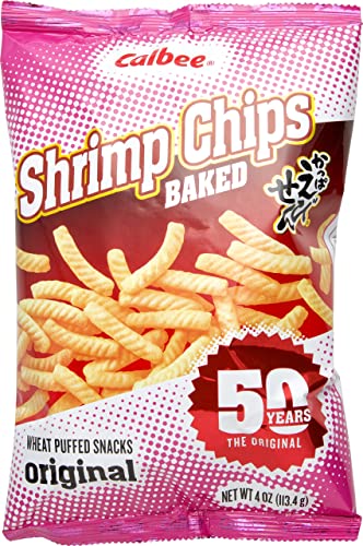 Calbee Shrimp Chips Original, oz (Pack of )