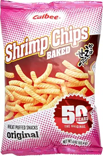 Calbee Shrimp Chips Original, oz (Pack of )
