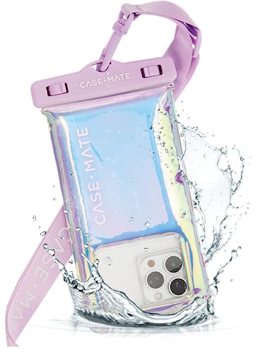 Case Mate   IPaterproof Phone PouchCase [Touchscreen Compatible]   Floating Waterproof Case wCrossbody Lanyard for iPhone Pro Max Pro Max Pro Max SUltra   Soap Bubble