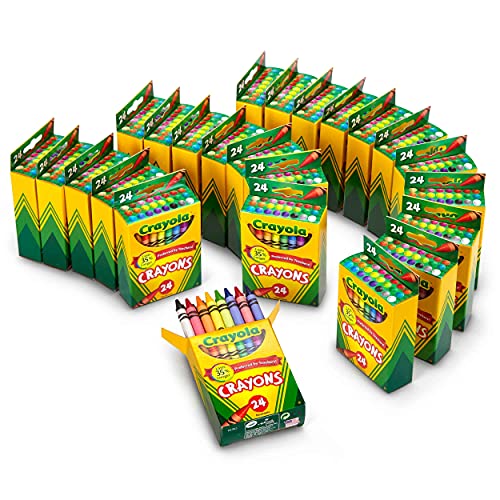 Crayola Crayons Bulk, Crayon Packs with Assorted Colors, School Supplies