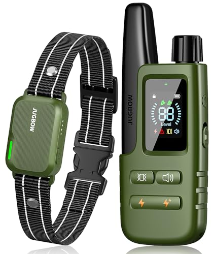 Dog Shock Collar FT Dog Training Collar with Remote Innovative IPXaterproof with Training Modes, Rechargeable E Collar for All Breeds, Size