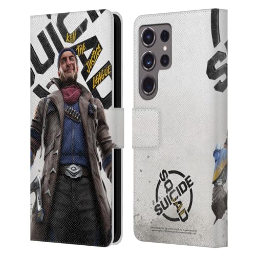 Head Case Designs Officially Licensed Suicide Squad Kill The Justice League Captain Boomerang Key Art Leather Book Wallet Case Cover Compatible with Samsung Galaxy SUltra G