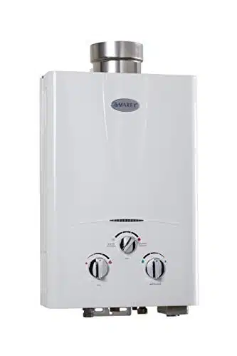 MAREY GALP Power L GPM Propane Gas Tankless Water Heater, Liquid, White