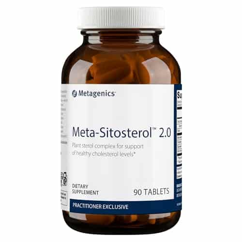 Metagenics Meta Sitosterol   for Cholesterol Already in a Normal Range   Plant Sterol Complex   with Folate   Dietary Supplement   Gluten Free   Vegetarian   Tablets