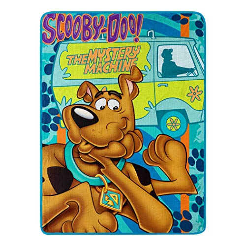 Northwest Scooby Doo Micro Raschel Throw Blanket, x , Whole Gang