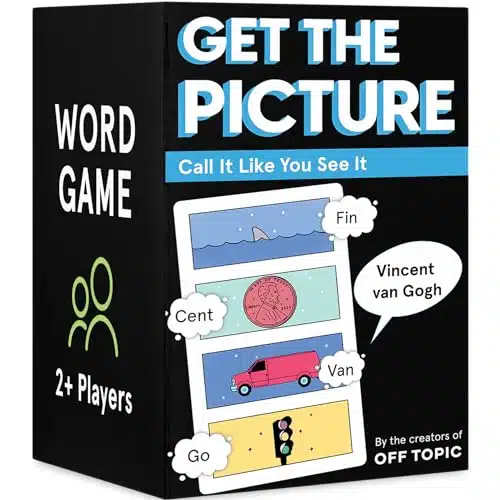 OFF TOPIC Get The Picture Card Game   A Fun Word Puzzle Game Players+ Party Game