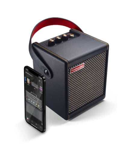 Positive Grid Spark Mini  Portable Smart Guitar Amp & Bluetooth Speaker with App for Playing Guitar at Home or Travel (Black)