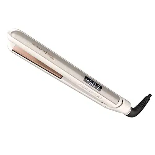 Remington Shine Therapy inch Hair Straightener Iron, Flat Iron for Hair Infused with Argan Oil & Keratin, Professional Ceramic Flat Iron for Less Frizz, Shinier & Smoother Hai