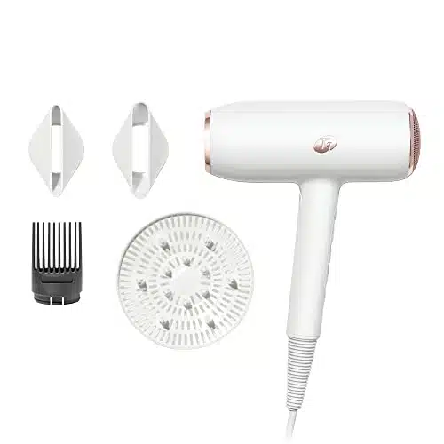 TFeatherweight StyleMax Professional Ionic Hair Dryer with Custom Heat Automation & Attachments,Fast Drying,Lightweight with Heat & Speed Settings,Concentrators,Diffuser & Smo