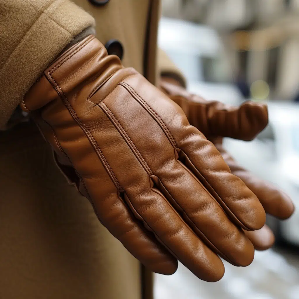 mens leather gloves