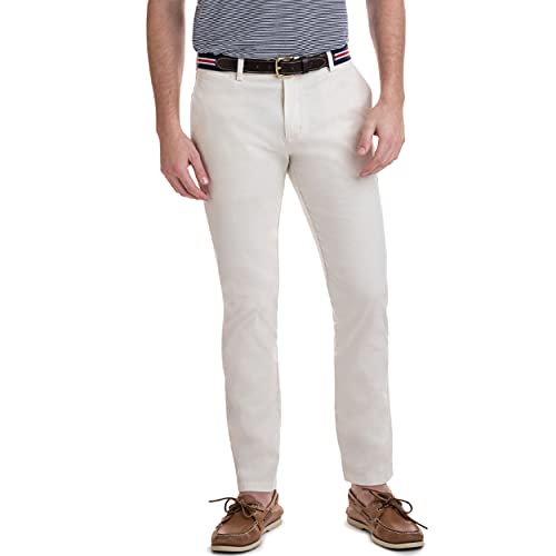 vineyard vines Men's Breaker Pants, Stone,