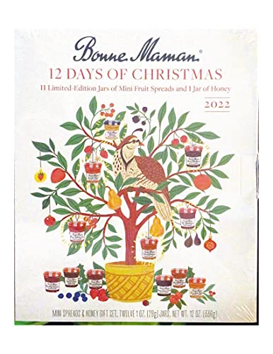 Bonne Maman Days of Christmas Spread and Honey Gift Set advent calendar  Edition,