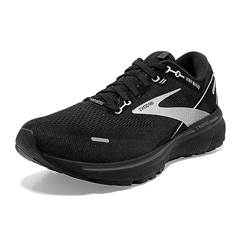 Brooks Men's Ghost GTX Waterproof Neutral Running Shoe BlackBlackEbony edium