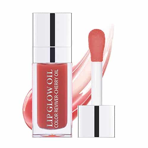Hydrating Lip Glow Oil, Plumping Lip Gloss, Moisturizing Lip Oil Gloss, Transparent Moisturizing Lip Balm, Natural Lip Plumper, Lip Plumper Gloss Make Lips Fuller and Moisturi