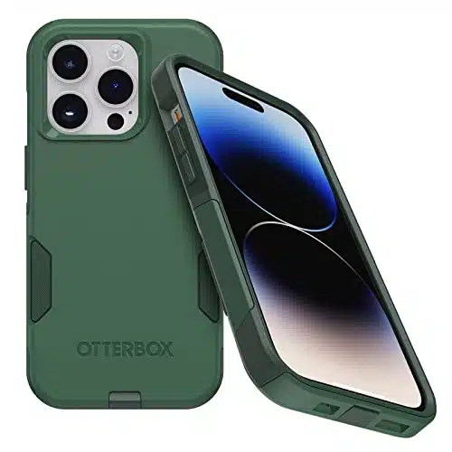 OtterBox iPhone Pro (ONLY) Commuter Series Case   TREES COMPANY (Green), Slim & Tough, Pocket Friendly, with Port Protection