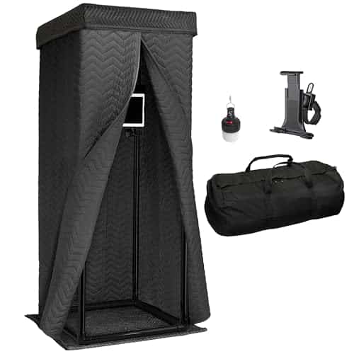 Snap Studio Ultimate Vocal Booth Degree Reverb Isolation Shield for Crisp, Echo Free, Studio Quality Vocals #Recommended by Rolling Stone Magazine