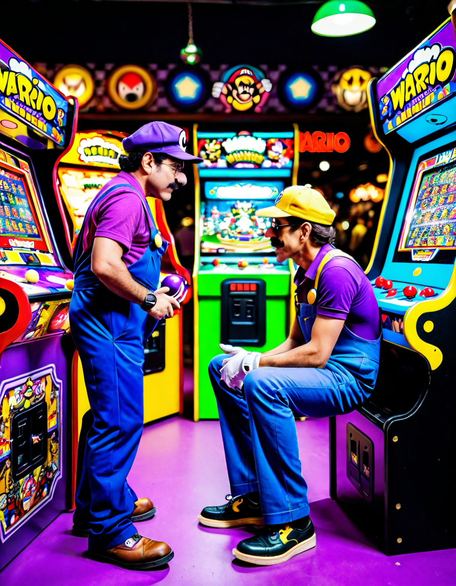 wario and waluigi